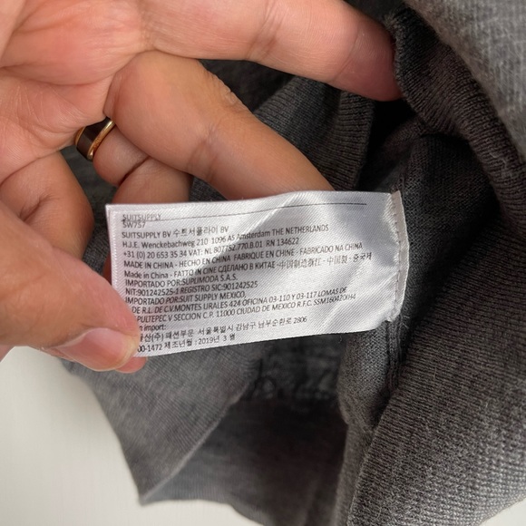 Suitsupply merino wool crewneck sweater - Picture 4 of 5